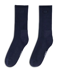 Double S Embroidered Socks