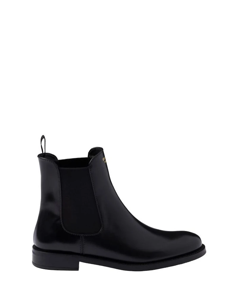 Women's Brushed Leather Ankle Boots