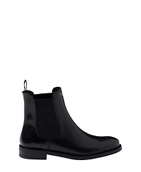 Women's Brushed Leather Ankle Boots