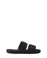 Women's Raffia Slides