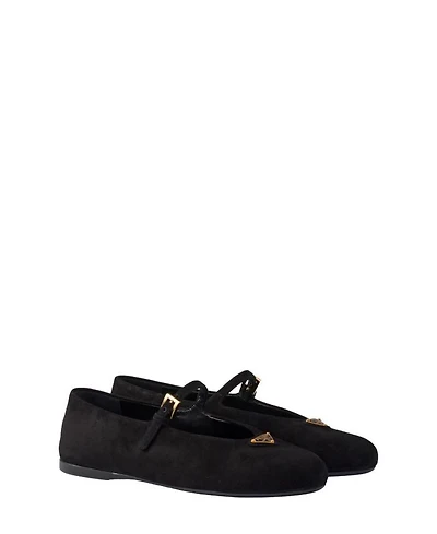 Women's Suede Ballerinas
