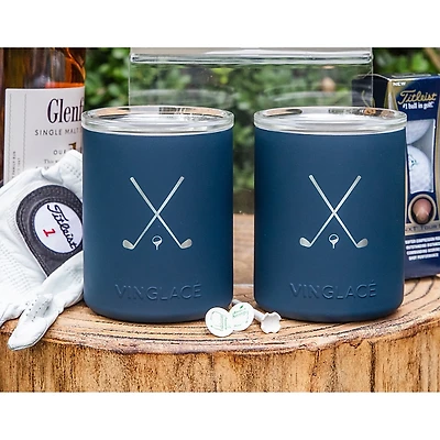 Vinglace Golf Whiskey Glass, Set of 2