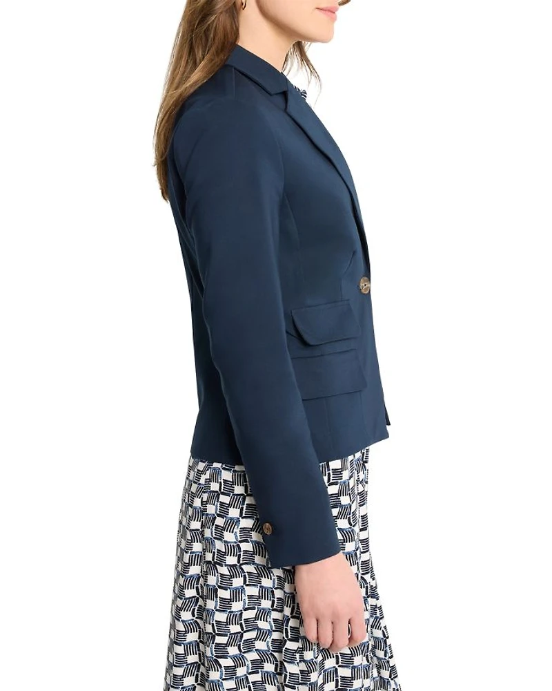 Seasonless Cotton Double Pocket Blazer