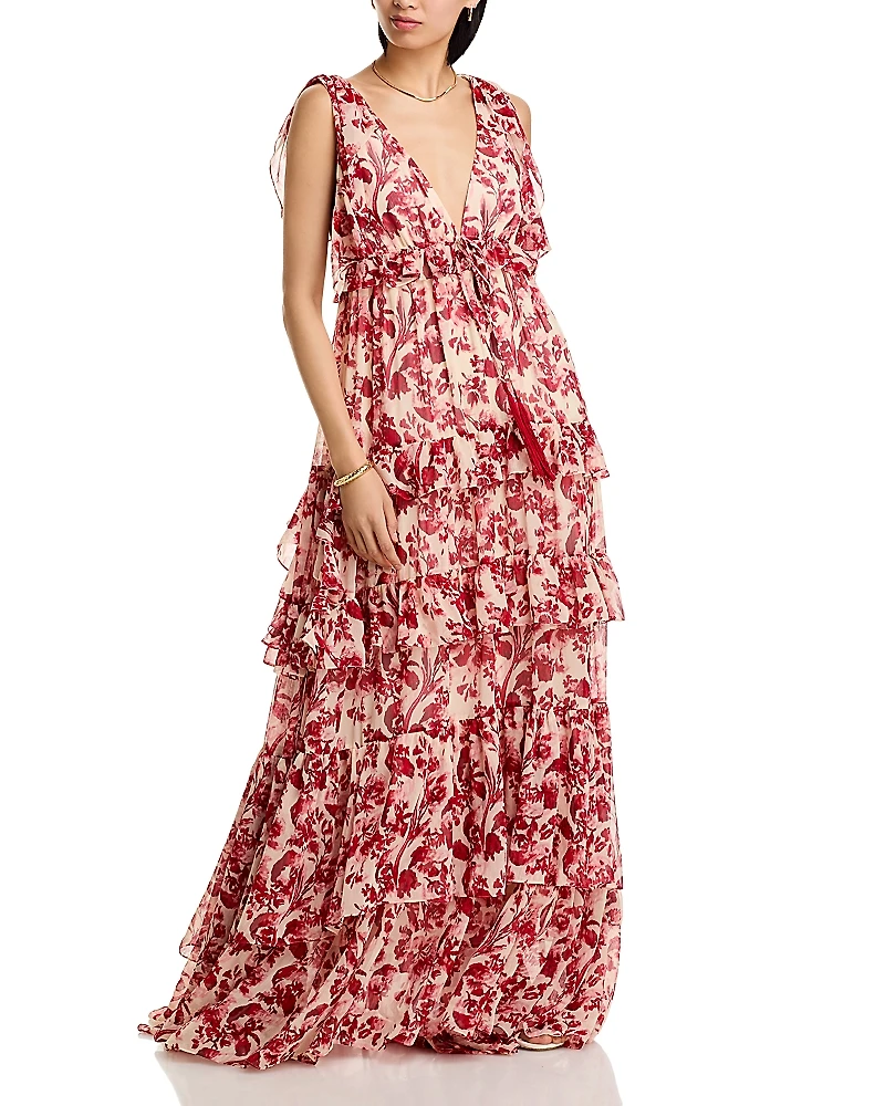 Cinq a Sept Floral Ribbons Omelia Gown