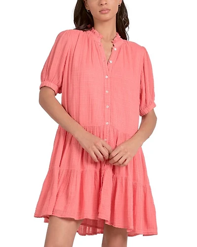 April Short Sleeve Mini Dress