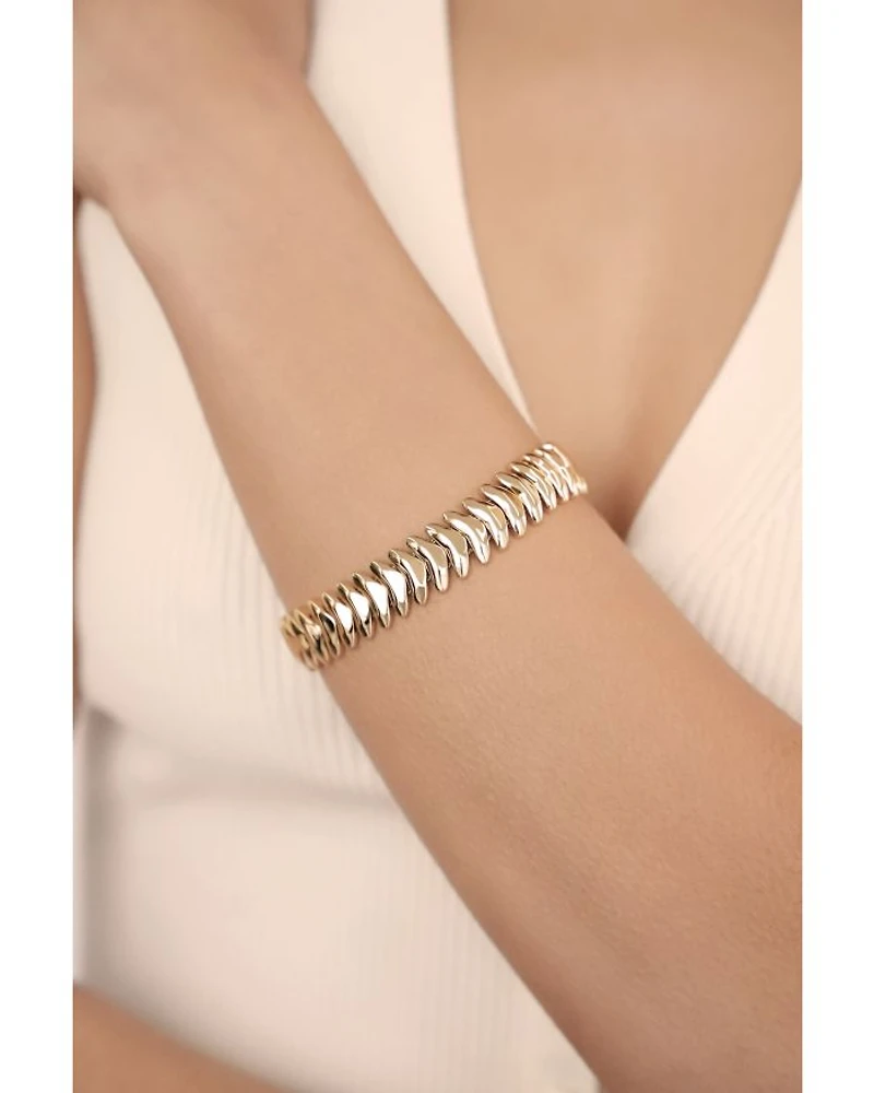 Metal Moderna Bangle Bracelet