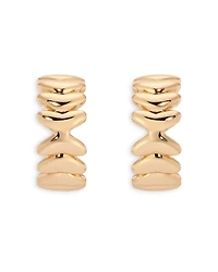 Metal Moderna Small Half Hoop Earrings