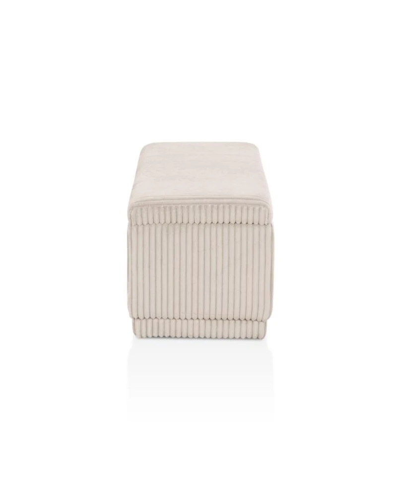 Lyla Chenille Rectangle Storage Bench