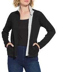Reversible Cashmere Zip Up Cardigan