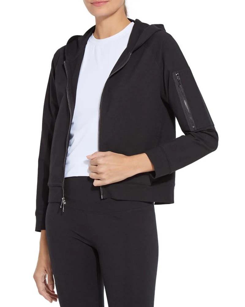 Cotton Zip Up Hoodie Sweatshirt