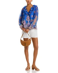 Paisly Chiffon Blouse - Exclusive