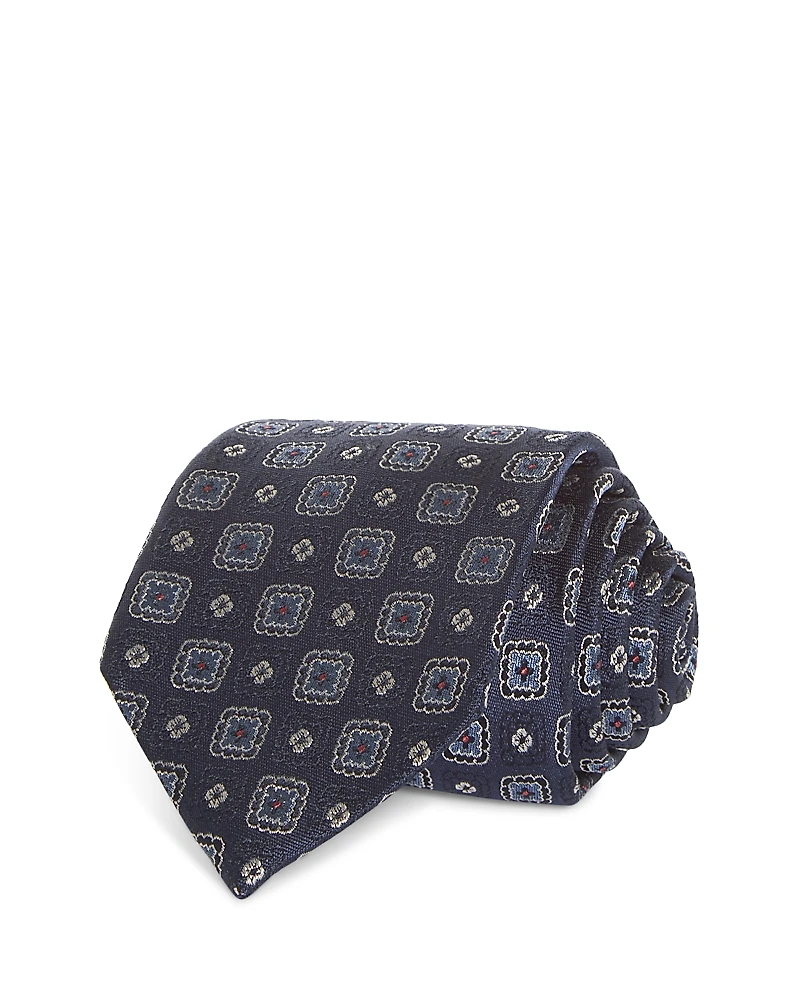 The Men's Store at Bloomingdale's Silk Classic Floral Medallion Tie - Exclusive