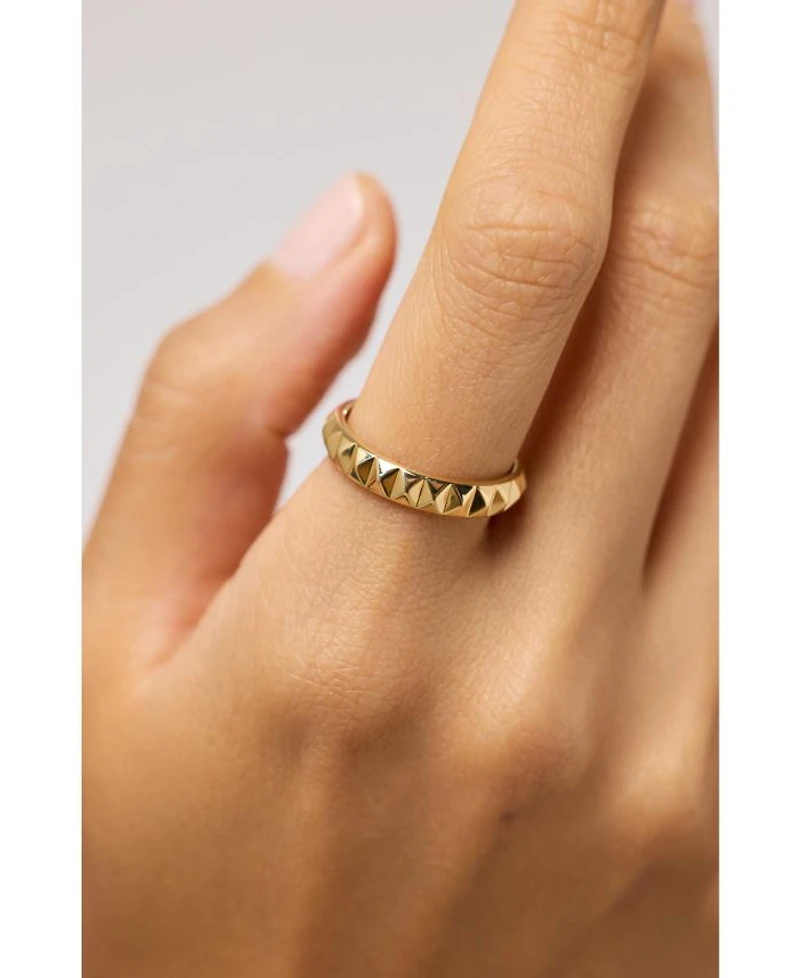 Solid Gold Medium Equinox Ring