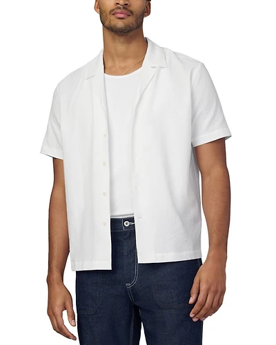 Seersucker Regular Fit Camp Shirt
