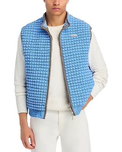 Marni Pluriball Quilted Relaxed Fit Zip Front Vest