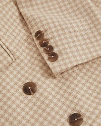 Bella Double Breasted Check Blazer