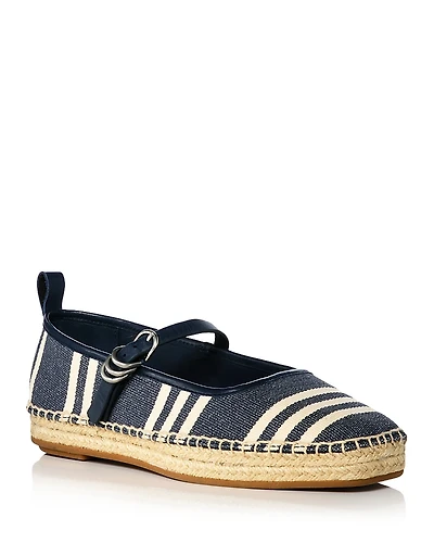 rag & bone Women's Spire Mary Jane Espadrille Flats