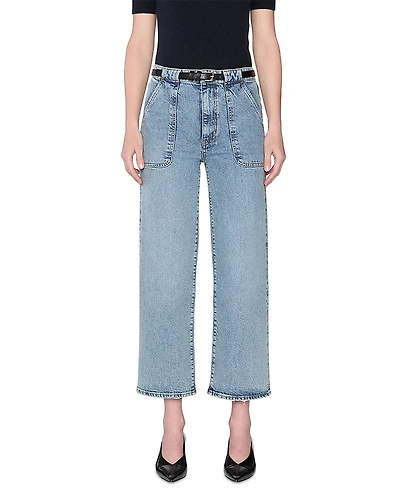 Frame The Modern Pocket Wide Leg Jeans