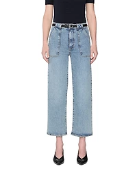 Frame The Modern Pocket Wide Leg Jeans