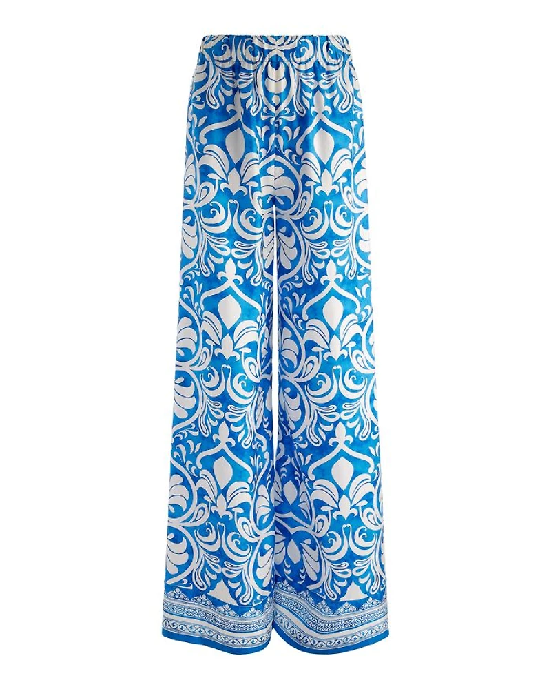 Keegan Pull On Wide Leg Pants