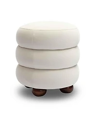 Tov Furniture Stefanie Velvet Ottoman