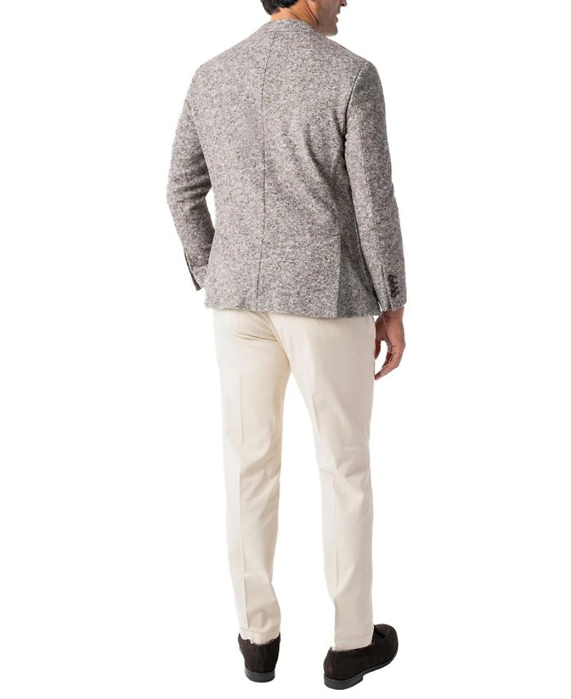 Wright Wool-Cotton Knit Blazer
