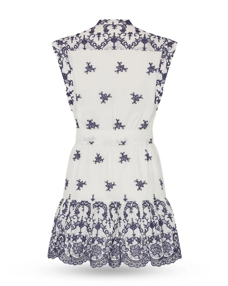 Neelie Floating Petals Eyelet Dress