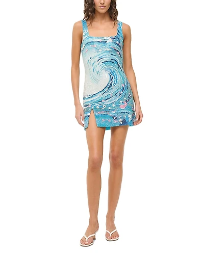 Staud Le Sable Tidal Wave Dress