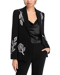 Cinq a Sept Karlie Metallic Paisley Blazer