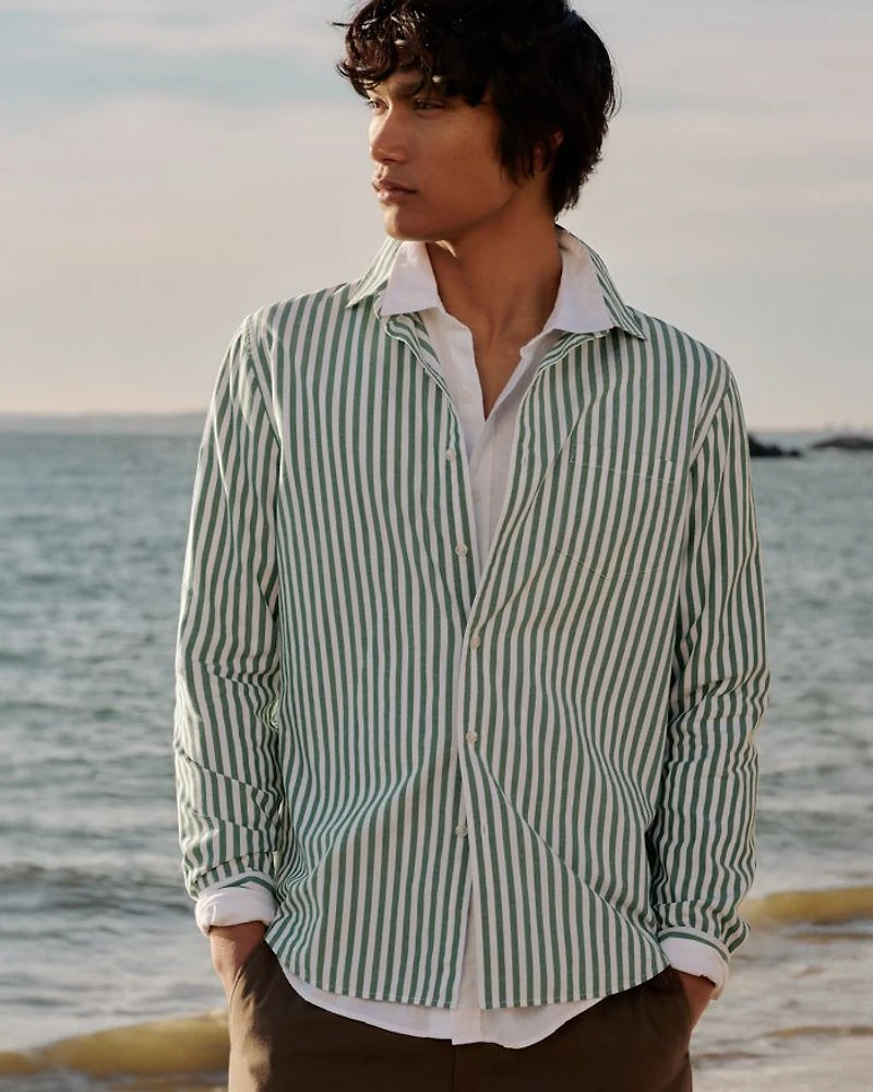 French Regular Fit Striped Shirt
