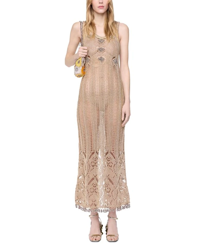 Crochet Maxi Dress