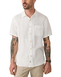 Faherty Short Sleeve Palma Linen Shirt