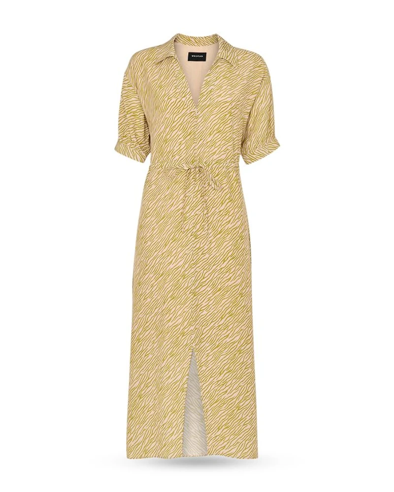 Tiger Flare Midi Dress