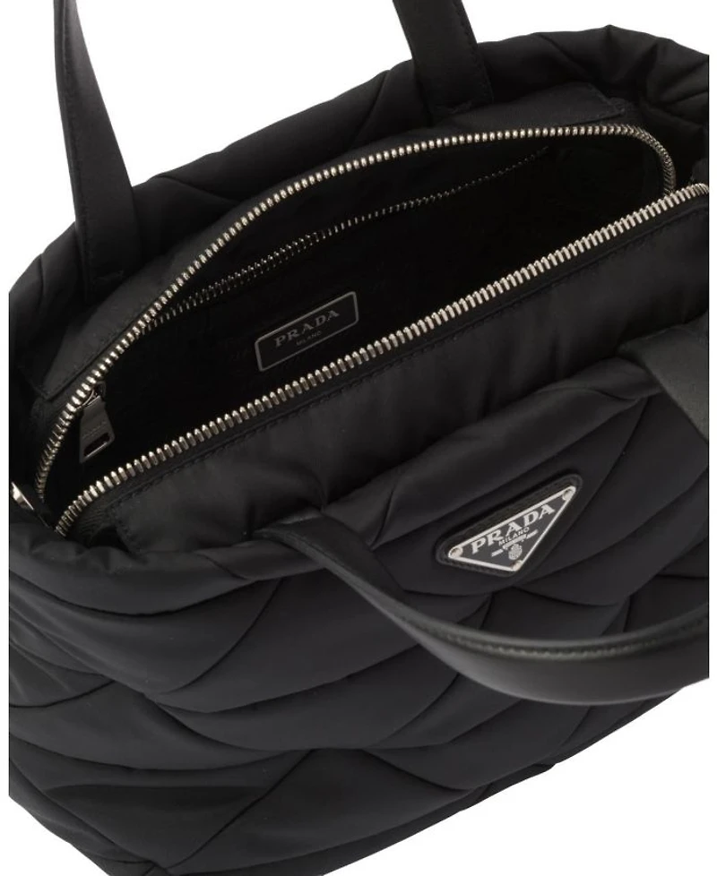 Padded Re-Nylon Tote Bag