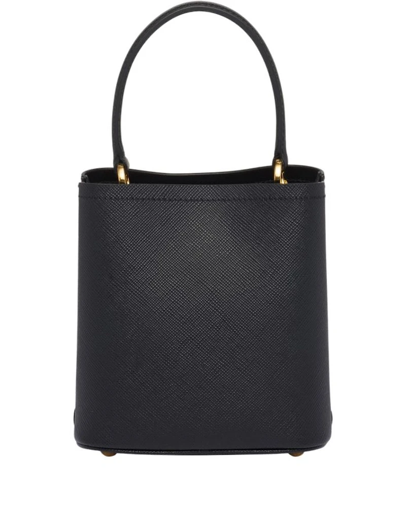 Small Saffiano Leather Panier Bag