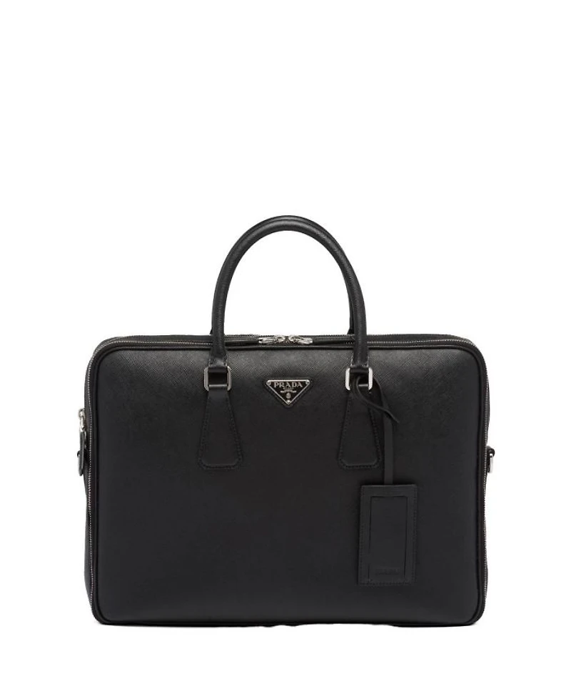 Saffiano Leather Briefcase