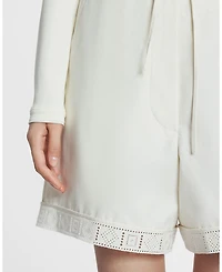 Women's Cotton Peplum Shorts