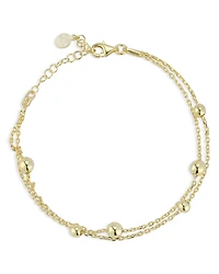 Aqua Double Layer Ball Bracelet, Exclusive