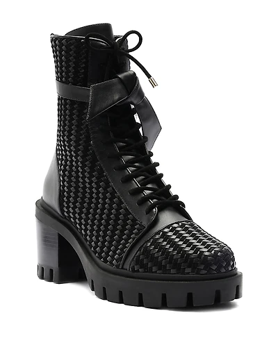 Alexandre Birman Women's Tresse Combat Boots