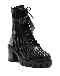 Alexandre Birman Women's Tresse Combat Boots