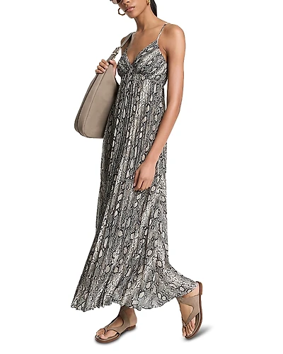 Michael Kors Maxi Pleat Slip Dress