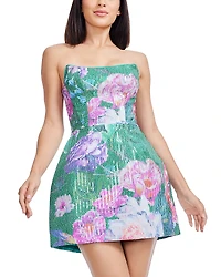 Dress the Population Amity Floral Sequin Mini