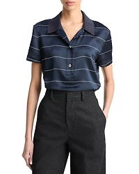 Vince Silk Polo Shirt