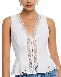 Eyelet Lace Tank Top - Exclusive