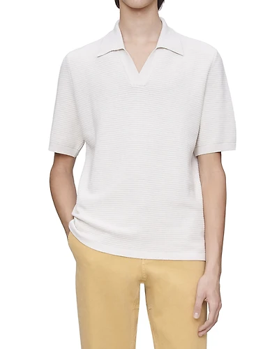 A. p.c. Livio Heathered Polo Sweater