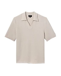 Livio Heathered Polo Sweater