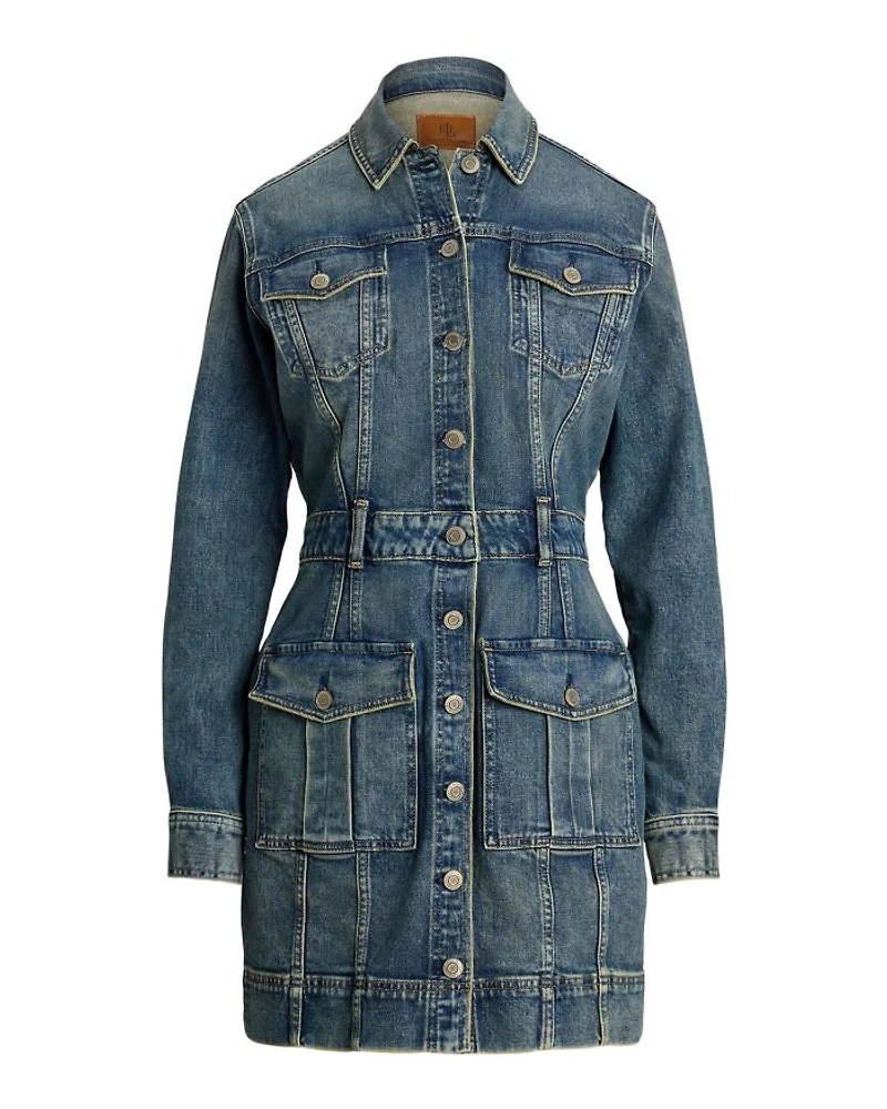 Denim Trucker Dress