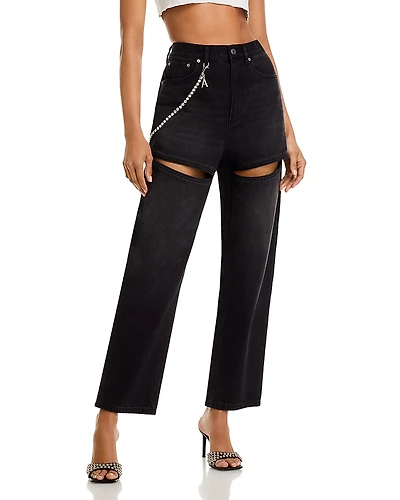 Area Slit Jeans