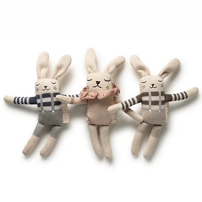 Domani Home Blue Jumpsuit Bunny Doll