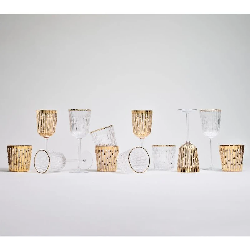 Bamboo Wine Glasses, Set of 4
